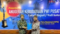 Resmi, Mohan Roliskana Raih Anugerah Kebudayaan PWI 2026